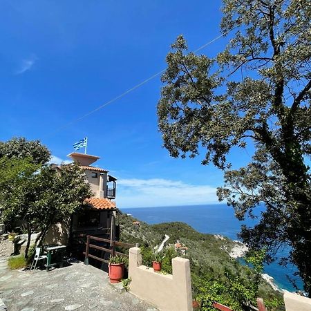 Double Studio Room In Mylopotamos With Beautifull View Tsagkarada Exterior foto