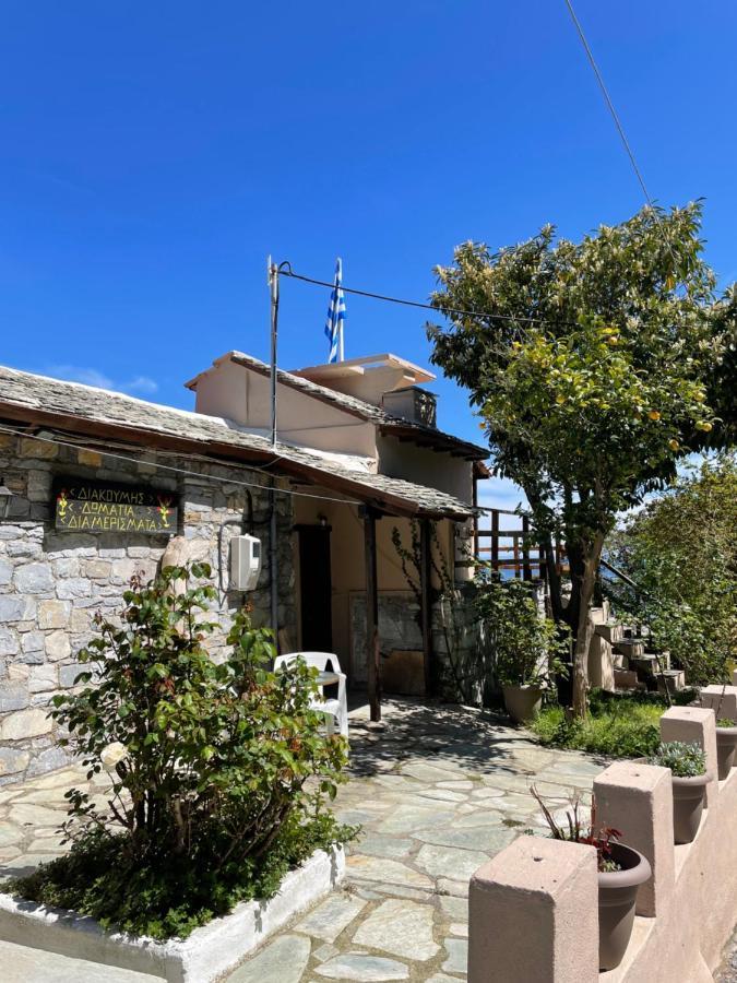 Double Studio Room In Mylopotamos With Beautifull View Tsagkarada Exterior foto