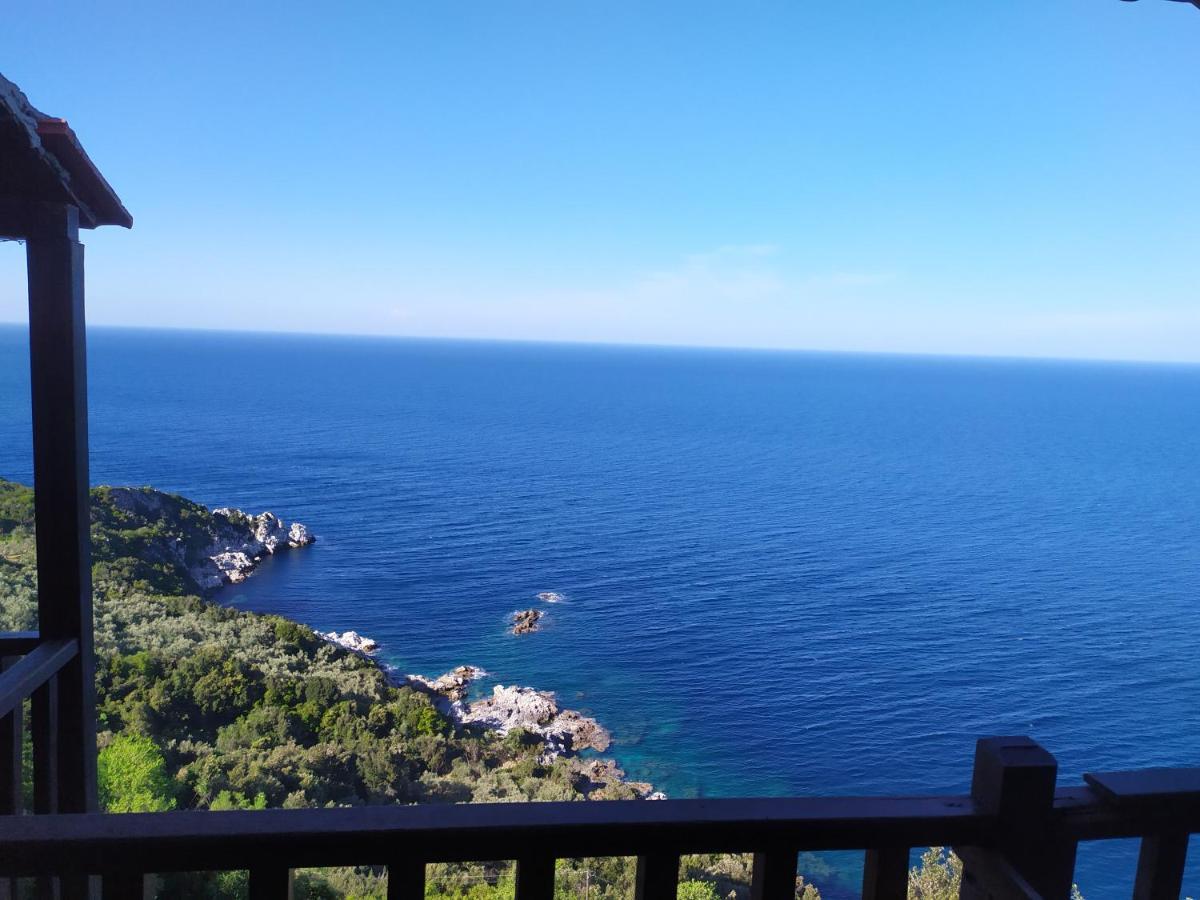 Double Studio Room In Mylopotamos With Beautifull View Tsagkarada Exterior foto